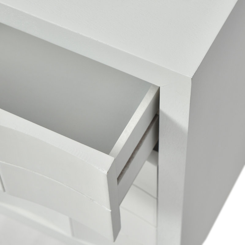Élan Atelier Accent Table - Pure White, Pure White