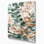 Aquarelle, art floral sur toile 98 beige
