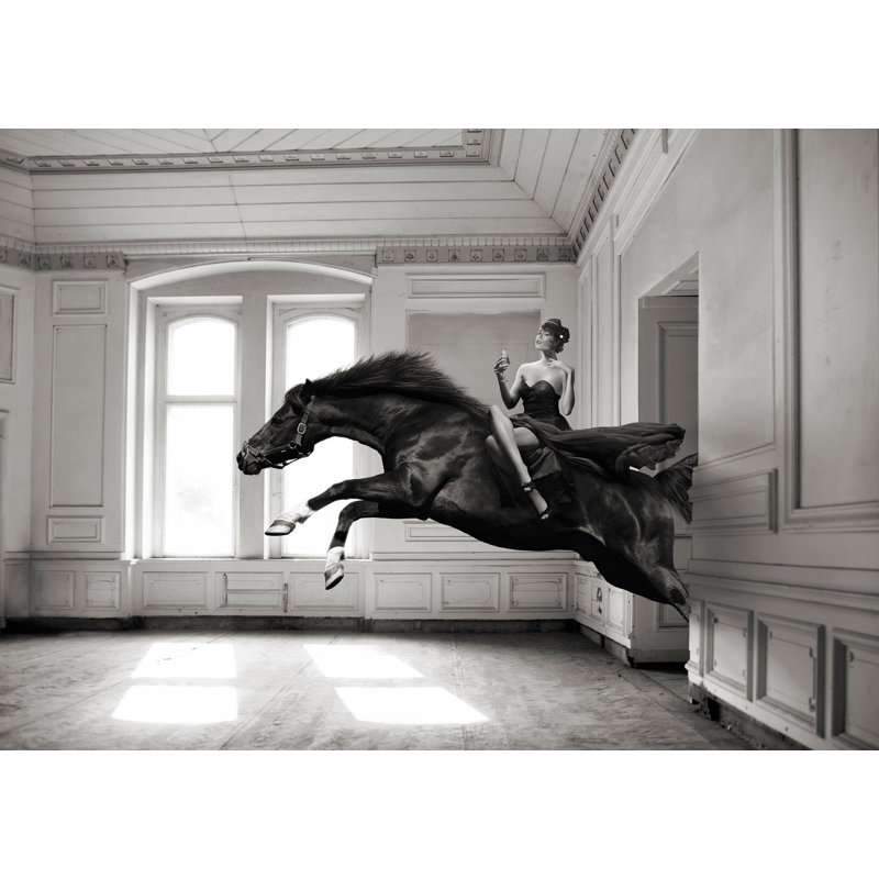 3AP5616 Aperitif (BW) by Julian Lauren - Wrapped Canvas Art Prints, 60cm H x 80cm W x 4cm D
