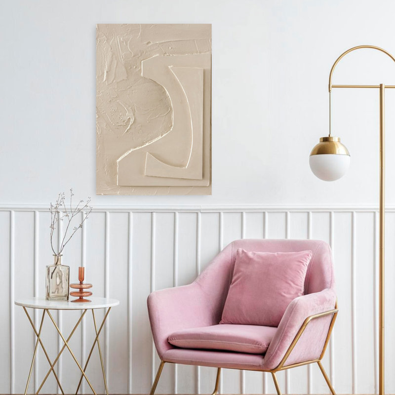 The Simple 1, minimaliste, art abstrait, H 24 po x l 16 po