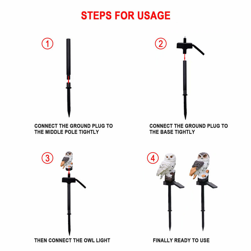 Solar Powered Pathway Light Pack, White