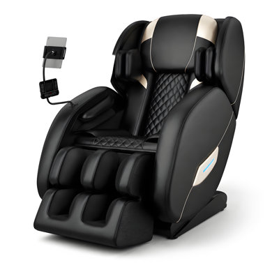 Zero Gravity Massage Chair Recliner with Full Body Air Pressure, Heated Foot & Leg Massager, Bluetooth Audio, Adjustable Intensity & Ambient Lighting for Ultimate Comfort & Relaxation