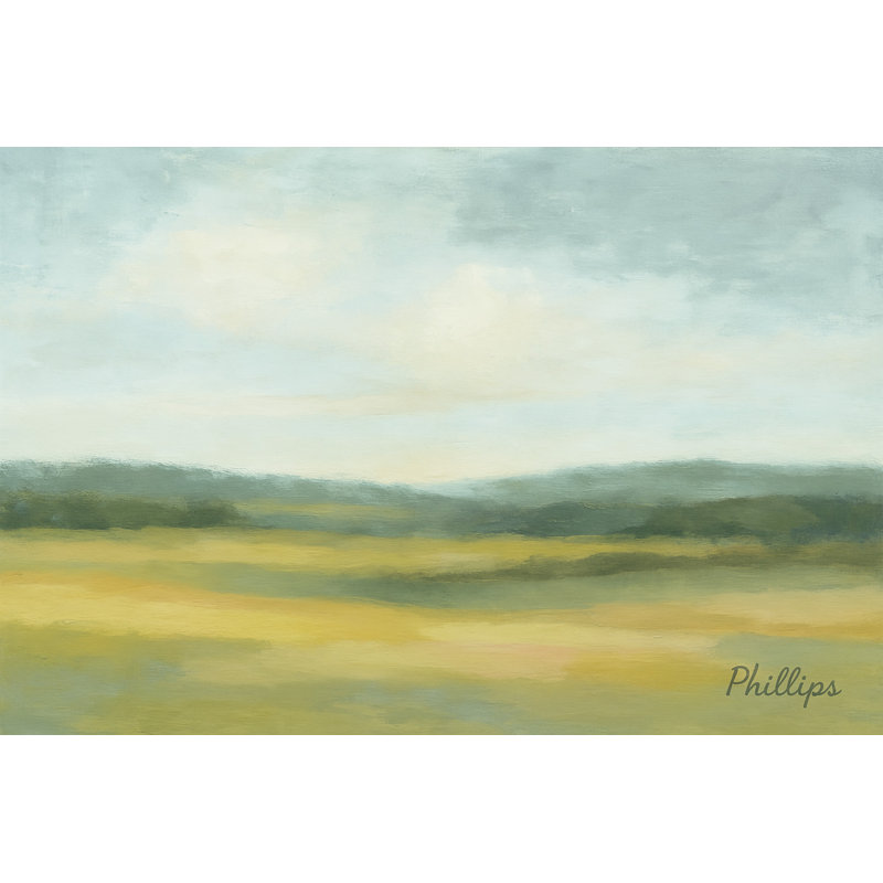 «Golden Valley» par Phillips - art mural sur toile tendue, H 16 po x l 24 po