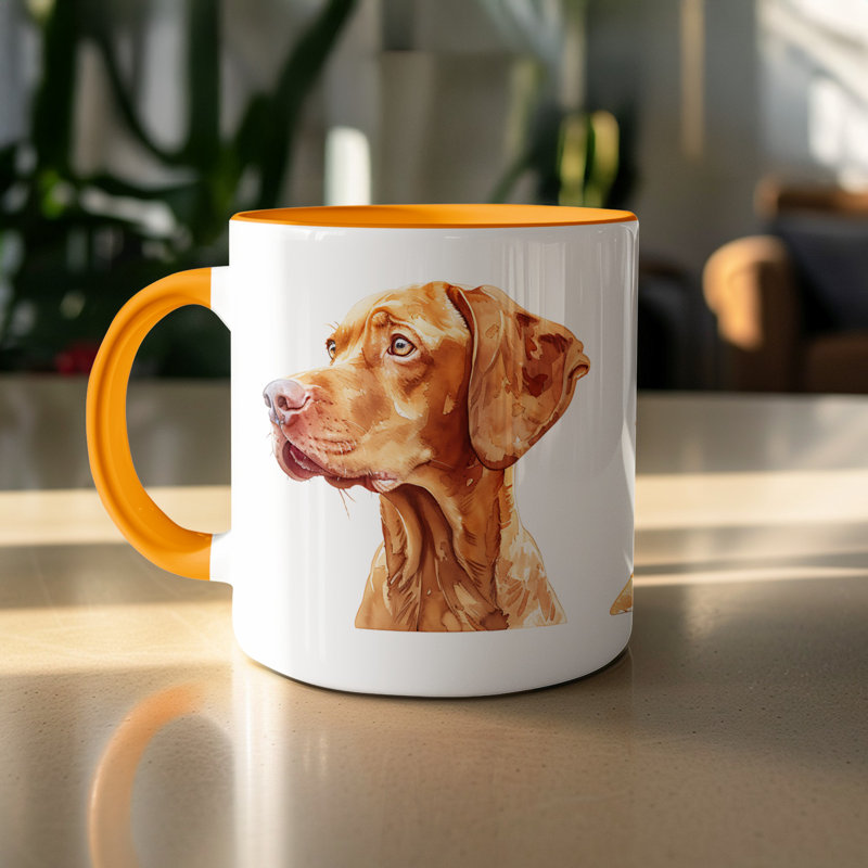11oz Watercolour Beagle Trio Design Coffee Mug, 3