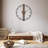 Modern Walnut Dial Wall Clock