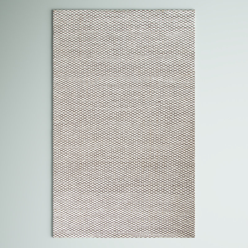 Pascal Solid Colour Hand Knotted Area Rug, Rectangle 122 x 183cm