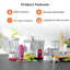 1.5L 4-in-1 Food Processor & Juicer