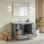 Ensemble de meuble-lavabo autoportant 48 po avec 2 poignées entièrement assemblé