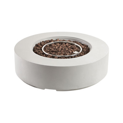 Round Concrete Propane Fire Pit
