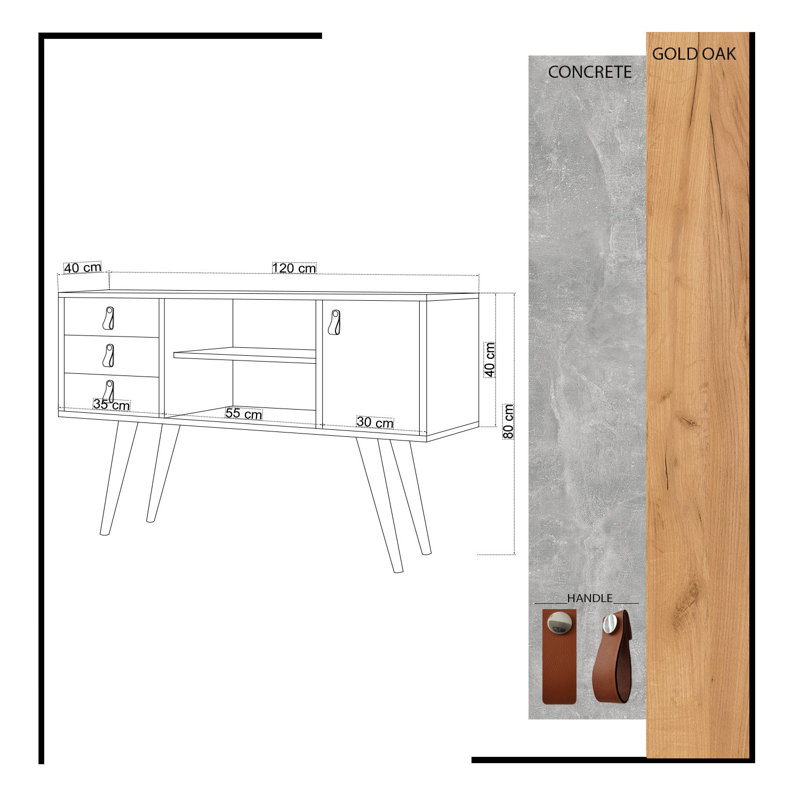 Barrington 120cm Console Table