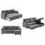 Azer 3 Seater Fabric Sofa Bed-1157318535