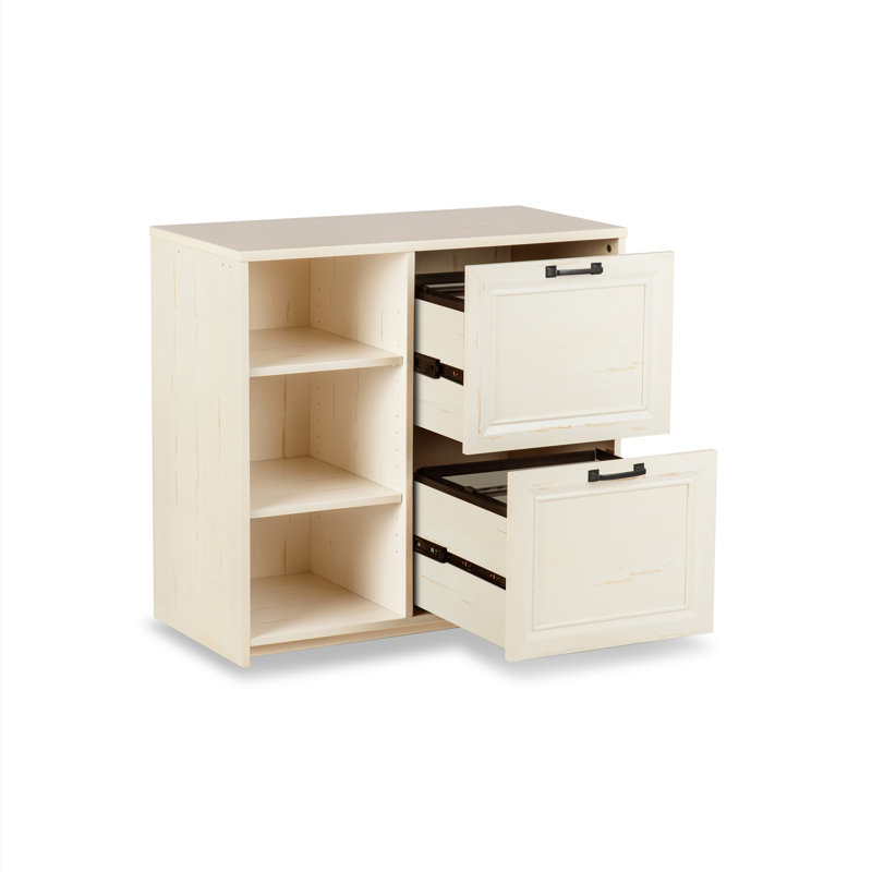 Hitchin 2-Drawer Lateral Filing Cabinet, Cream