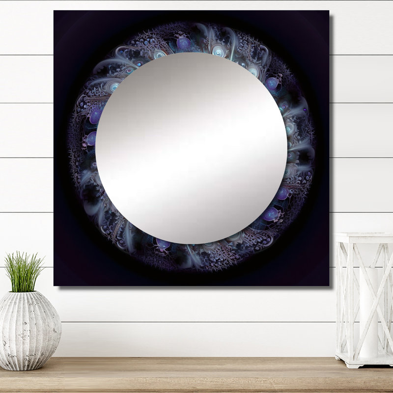 Miroir carré Bellagrace - Boho Mandala, 36 po x 36 po