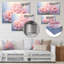 Pivoine rose II - décoration murale florale en métal-92737725