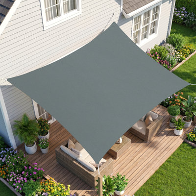 10'×13' Sun Shade Sail - UV Block Canopy Includes Ropes