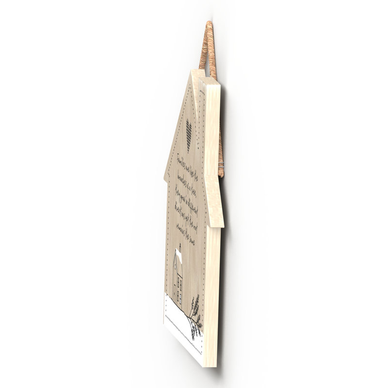 Family Roots and Branches Wall Décor Wooden House Plaque