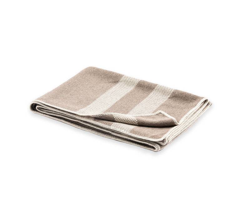 Jeté en laine Fibaca par Auskin Baby, Beige