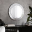 Miroir mural rond en biseau moderne Meira