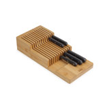 Joseph Joseph DrawerStore Large Bamboo 2-tier Knife Organizer