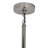 Klinger 3 - Light Nickel Dome Pendant