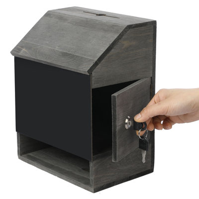 Solid Chalkboard Tip Suggestion Box
