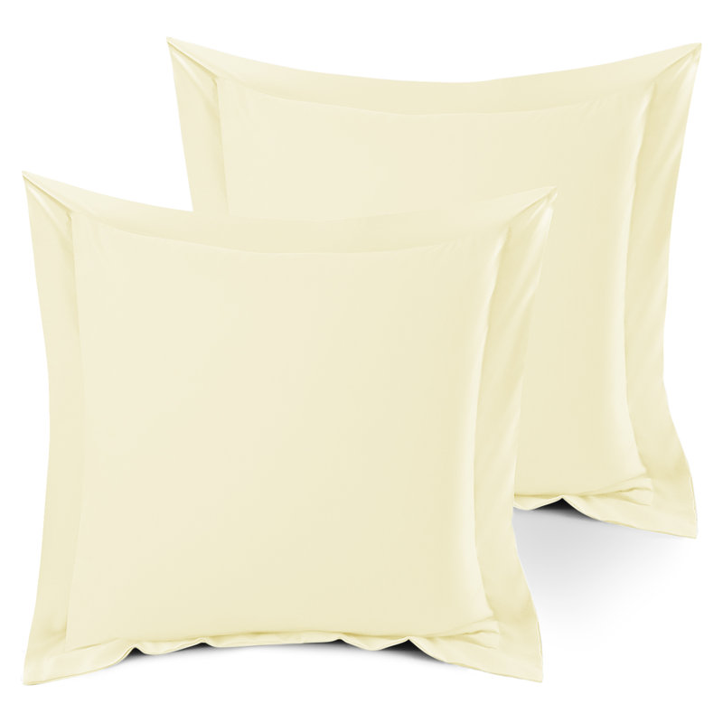 Polyester Bedding, 18" x 18", Vanilla Yellow