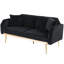 Causeuse convertible en velours à accoudoirs encastrés 66,14 po Kruize-1729138732