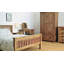 2 Door Solid Wood Wardrobe