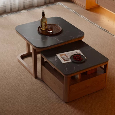Modern simple solid wood coffee table