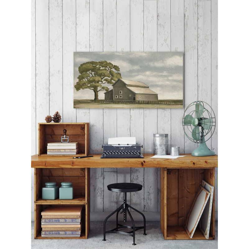 Summer At The Barn by Marmont Hill - Wrapped Canvas Painting, 76cm H x 152cm W