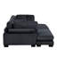 Chaise longue noire Traverse