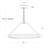 Billie Concrete Pendant Large