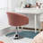 Swivel Upholstered Adjustable Height Counter Stool-1958791862