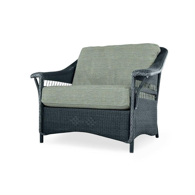 Nantucket Outdoor Lounge Chair, Loveboat Mint, Bark