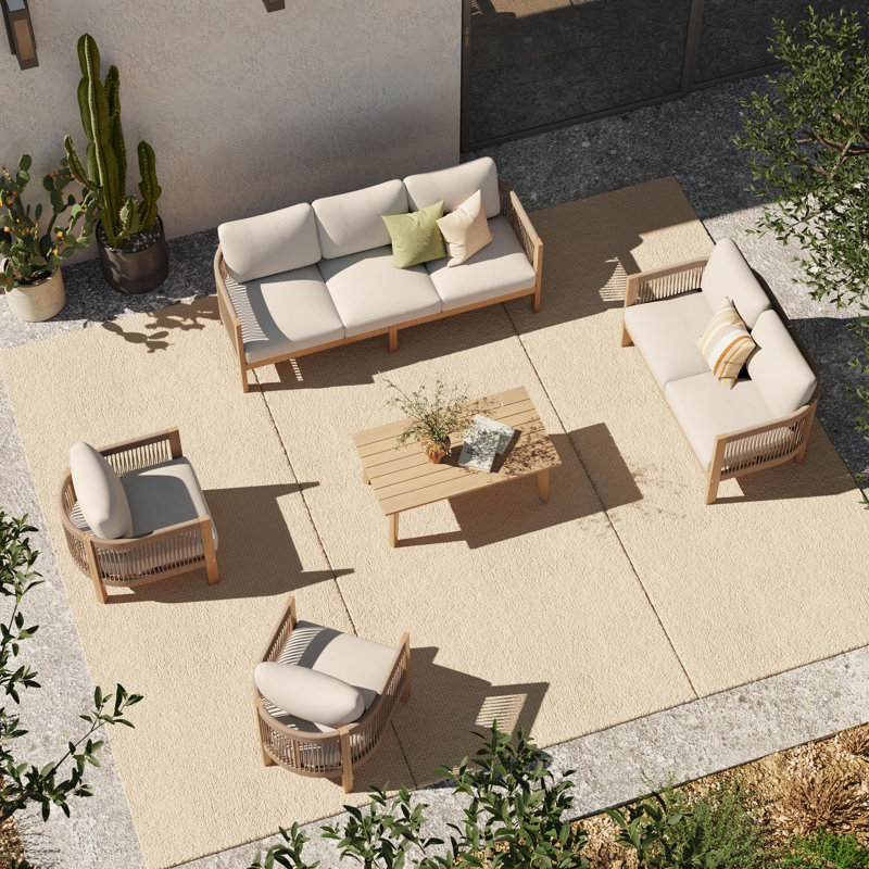 7 - Person Outdoor Seating Group With Cushions