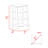 Cabinet 30" H, Four Shelves, Vertical-241909130