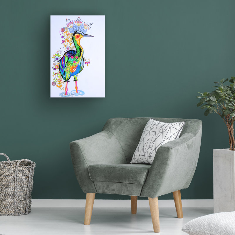 Modern & Contemporary Painting Print, 12" W x 19" H x 2" D