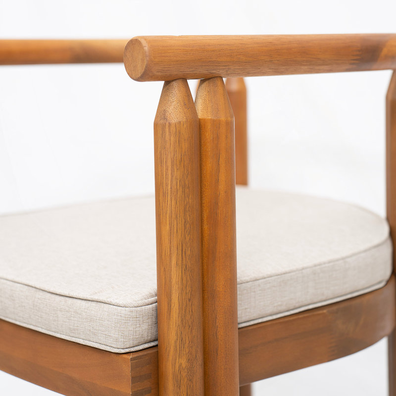 Ensemble de salle à manger 7 pièces avec accoudoirs pour patio (chaise avec accoudoirs 6 pièces et table de salle à manger 1 pièce)