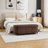 49.2"w Fuzzy Fabric Storage Bench With Metal Legs For Entryway,bed Room-849557101