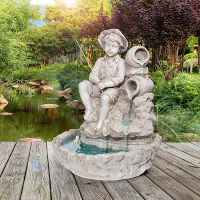 Fontaine de jardin Little Fisherman