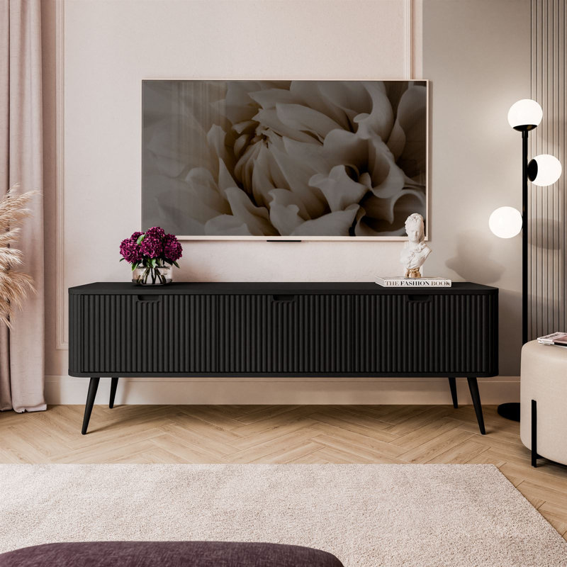 Morty TV Stand, Black