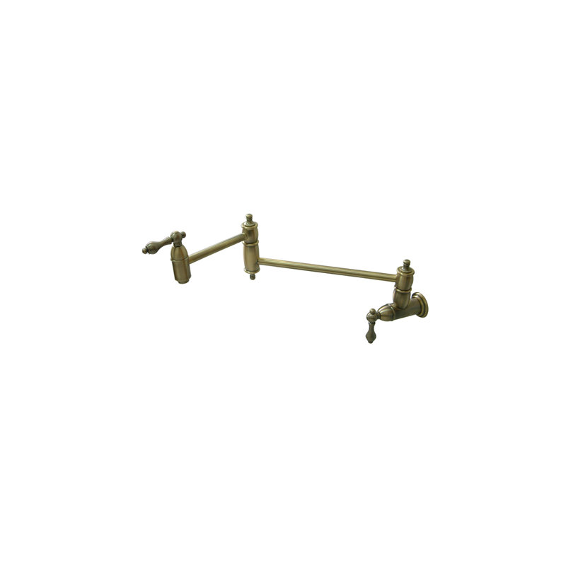 Decorative Pot Filler, Antique Brass