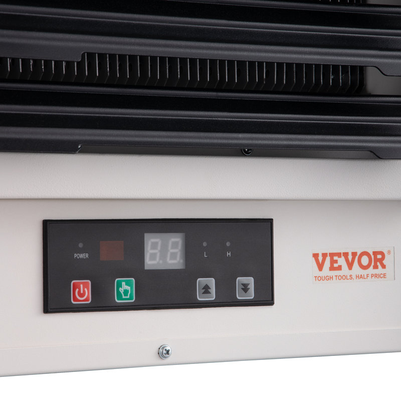 Chaufferette électrique au plafond avec thermostat réglable, télécommande incluse et affichage numérique VEVOR 10000 Watts 10000 BTU BTU