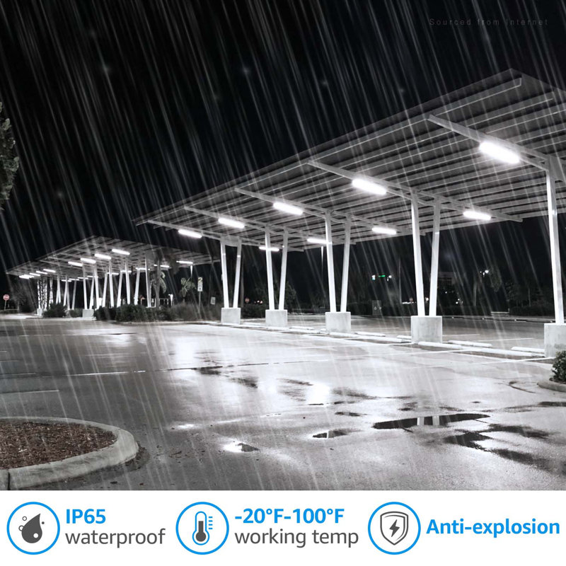Led Vapor Tight Light Fixture, 5000k Daylight, Waterproof Shop Lighting