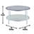 Frostine - Round Coffee Table - Silver