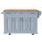 54inch Large Kitchen Island with Rubber Wood Drop Leaf, Embossed Texture Rolling Kitchen Cart on 4 Wheels with 4 Doors and 3 Drawers, Kitchen Island with Storage for Kitchen, Dining Room-525673576