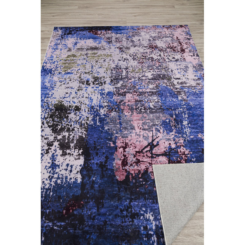 Tapis rectangulaire Dushon avec envers antidérapant, Rectangle 5 pi 4 po x 7 pi 5 po