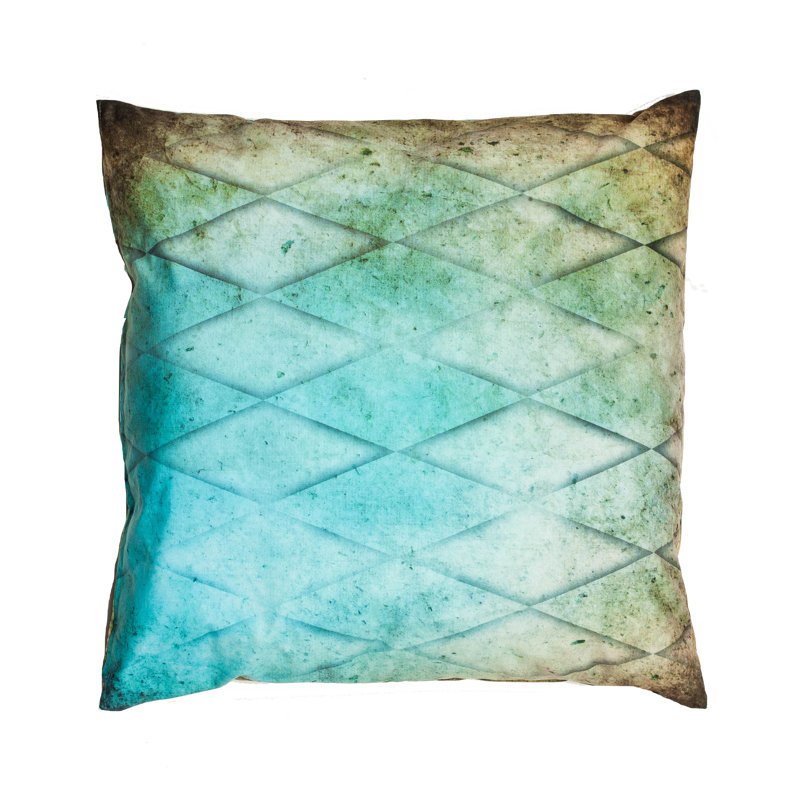 Danby Geometric Square Cushion, Beige/Brown