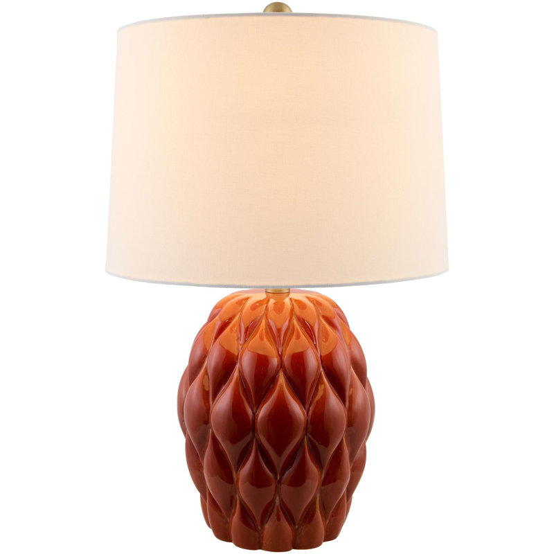 Lampe de table Shahe, Rouge