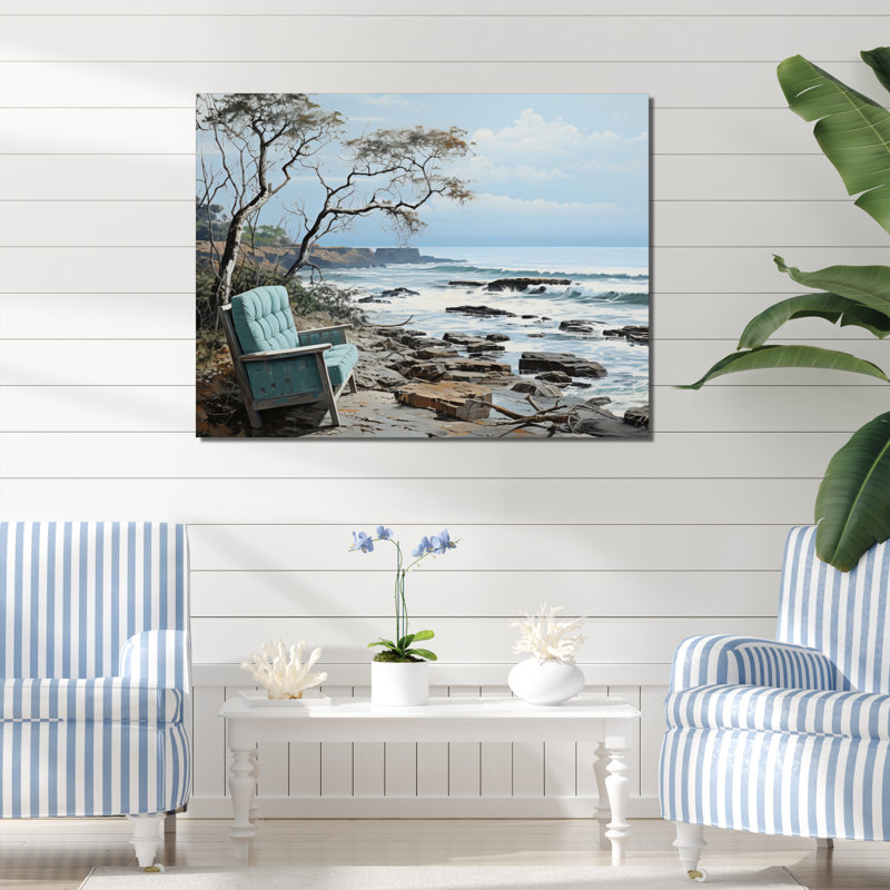 Coastalwindows Windows to the I - Impression, Toile tendue, H 24 po x l 32 po x P 1 po